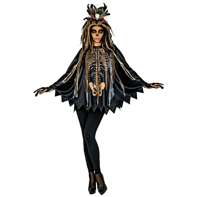 Poncho Vudú de Halloween