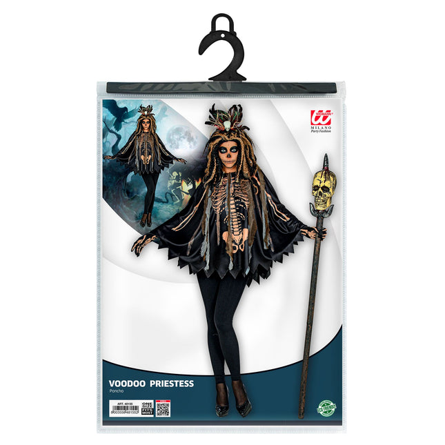 Poncho Vudú de Halloween