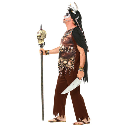 Disfraz Halloween Hombre Sacerdote 4 piezas