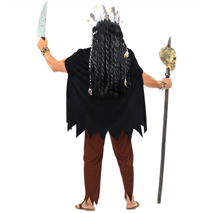 Disfraz Halloween Hombre Sacerdote 4 piezas