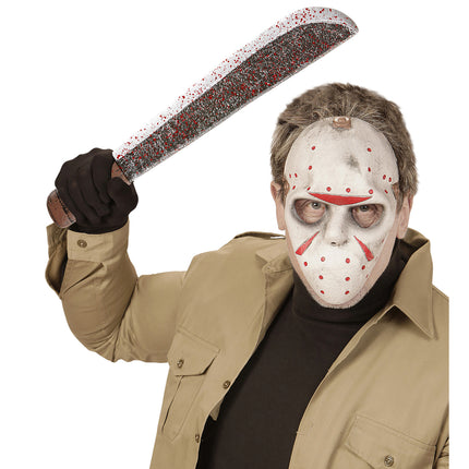 Machete Sangriento Falso Halloween 56cm