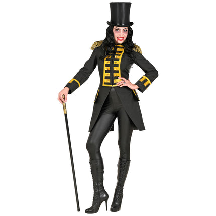 Chaqueta Pirata Oro Negro Mujer