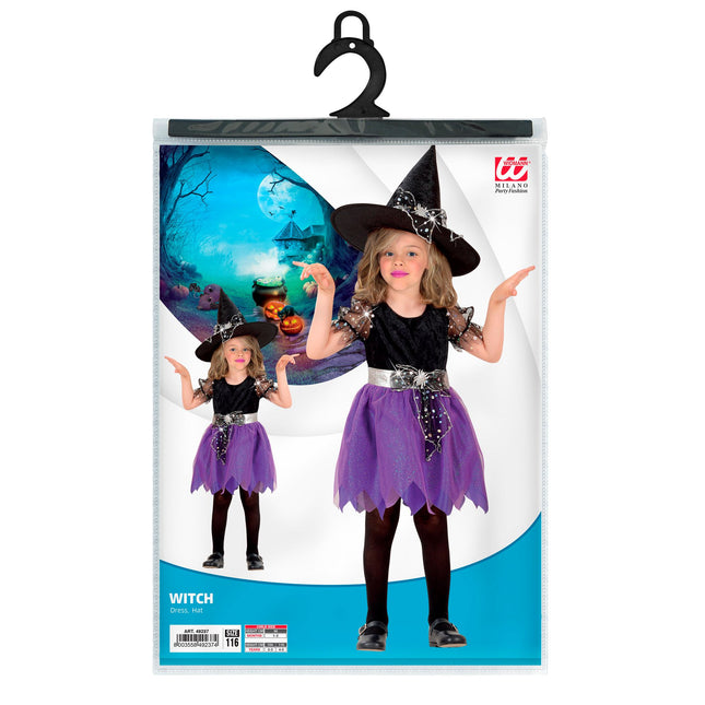 Disfraz Halloween Niña Bruja 2 piezas