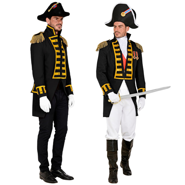 Chaqueta Pirata Negra Hombre