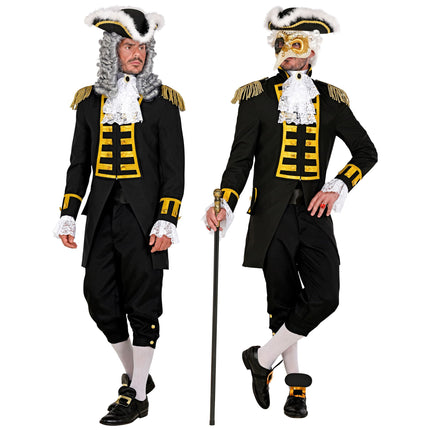 Chaqueta Pirata Negra Hombre