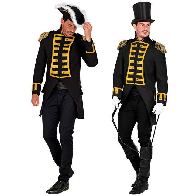 Chaqueta Pirata Negra Hombre