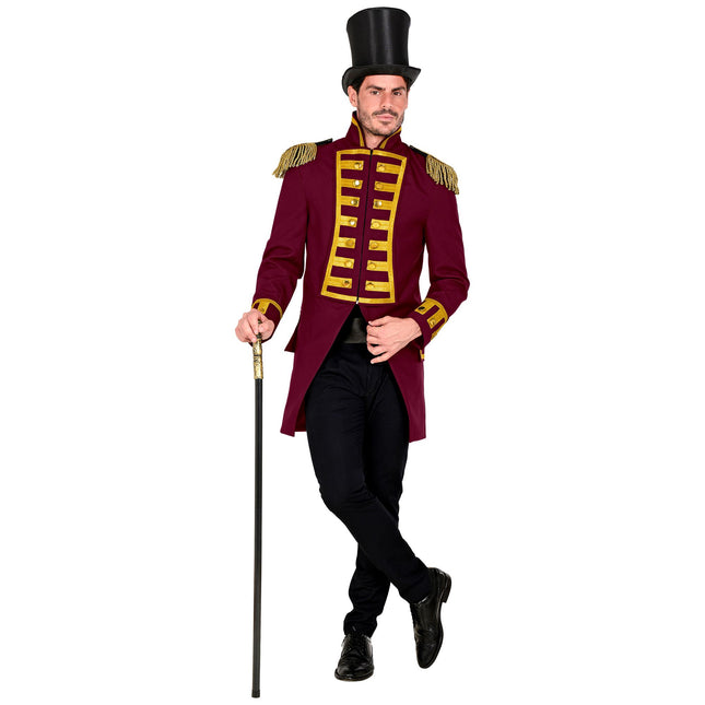 Chaqueta Pirata Rojo Burdeos Hombre