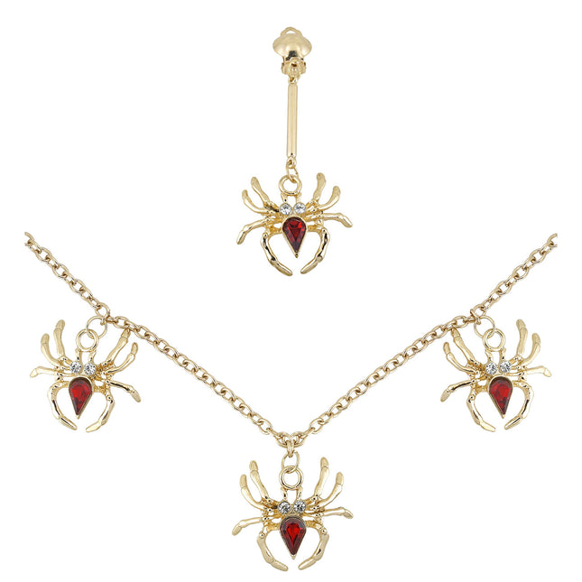 Set Accesorios Halloween Arañas 2 piezas