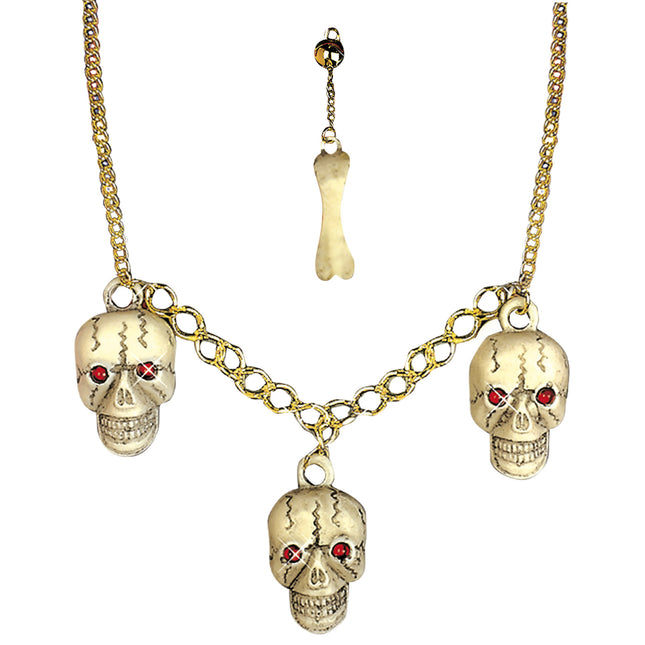 Set Accesorios Halloween Esqueleto 2 piezas