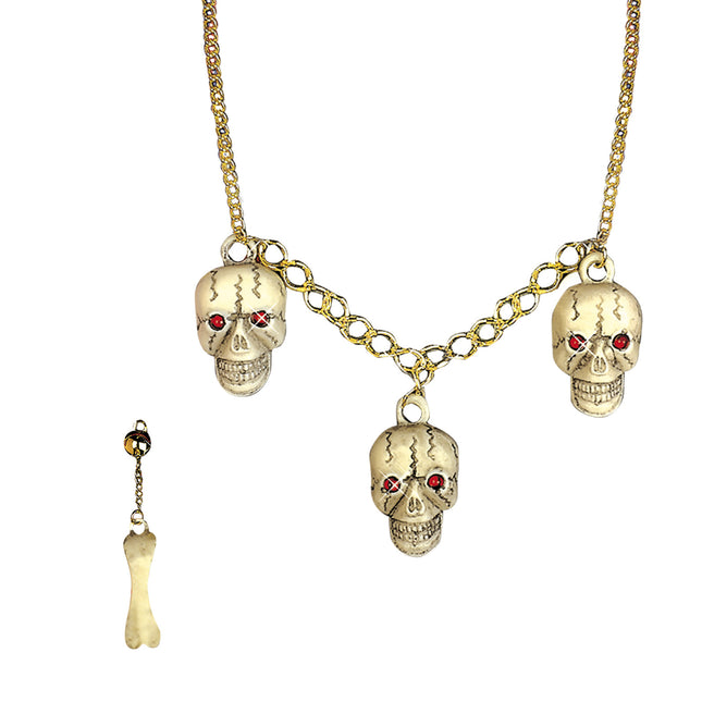 Set Accesorios Halloween Esqueleto 2 piezas