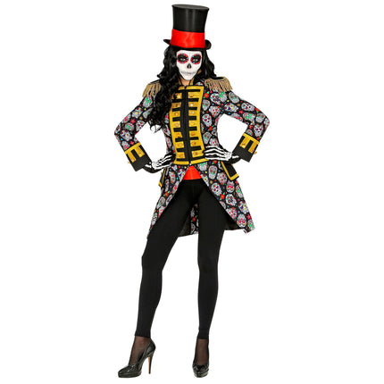Chaqueta Día De Los Muertos Mujer Neón