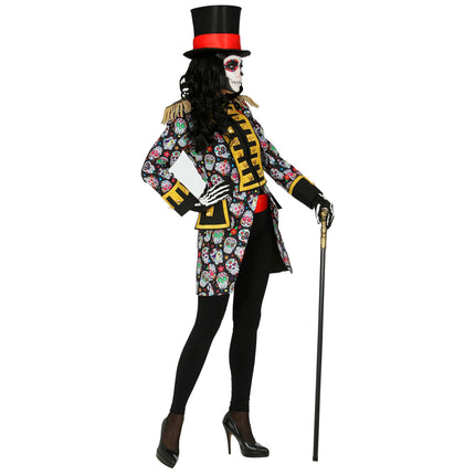 Chaqueta Día De Los Muertos Mujer Neón