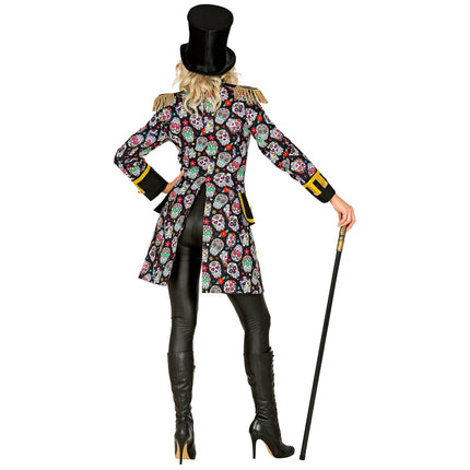 Chaqueta Día De Los Muertos Mujer Neón