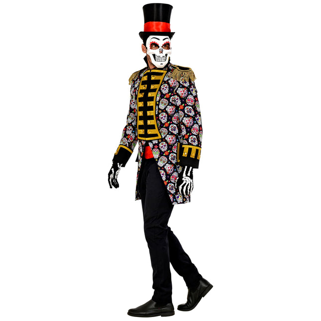 Chaqueta Día De Los Muertos Hombre Neón