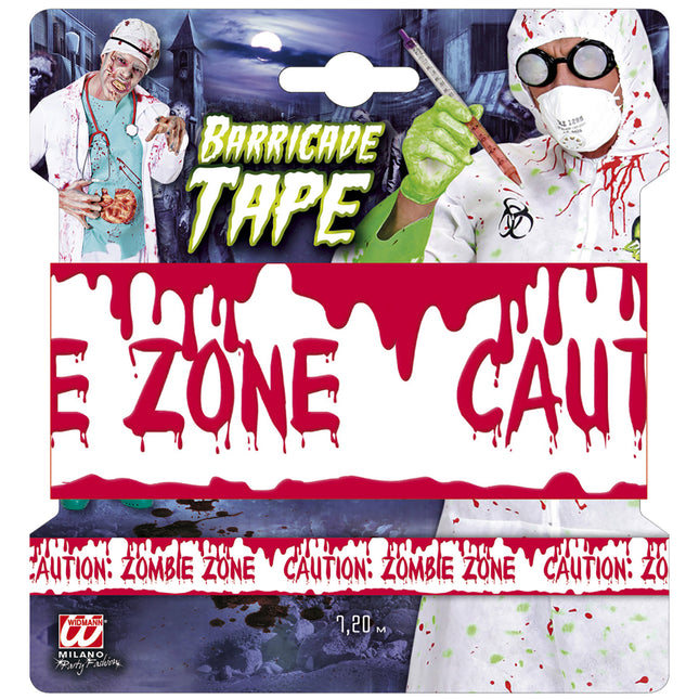 Halloween Afzetlint Zona Zombie 7,2m
