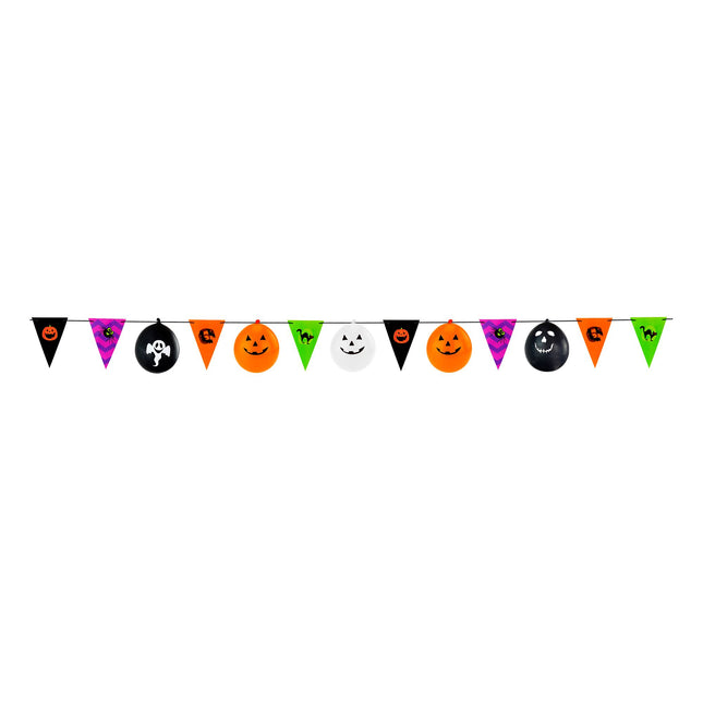 Guirnalda de Halloween de colores 3,6 m