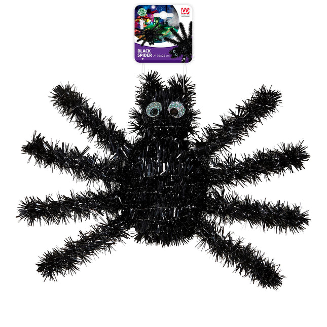 Araña falsa negra 36cm