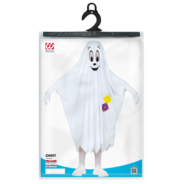 Disfraz Halloween Fantasma Blanco Niño