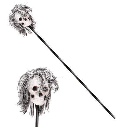 Báculo de Halloween Calavera Vudú