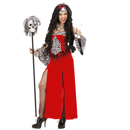 Báculo de Halloween Calavera Vudú