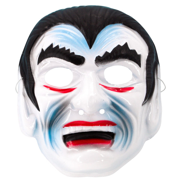 Máscara Halloween Vampiro Blanco