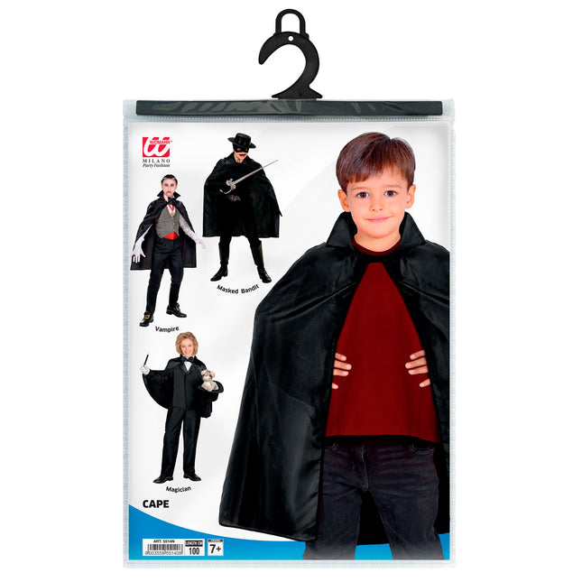 Capa de Halloween Niño Negro