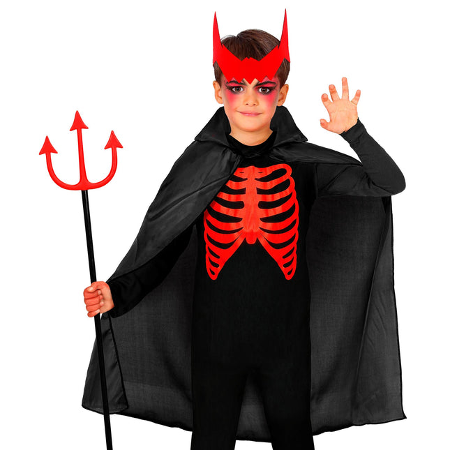 Capa de Halloween Niño Negro