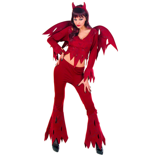 Disfraz de Halloween Diablesa Roja para Mujer