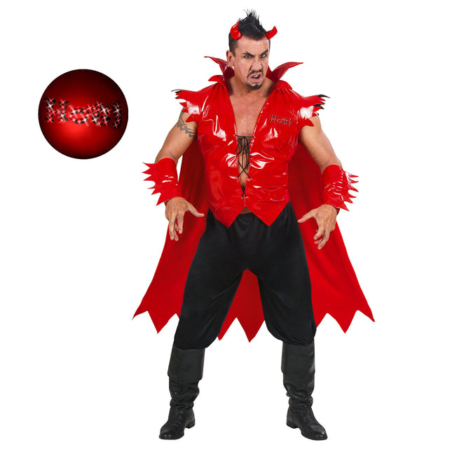 Disfraz Halloween Diablo Rojo Hombre