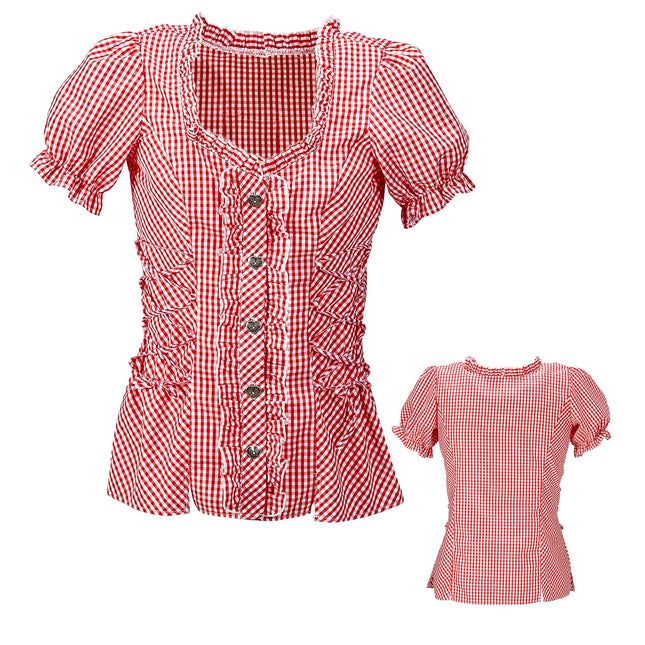 BLUSA BÁVARA ROJA S