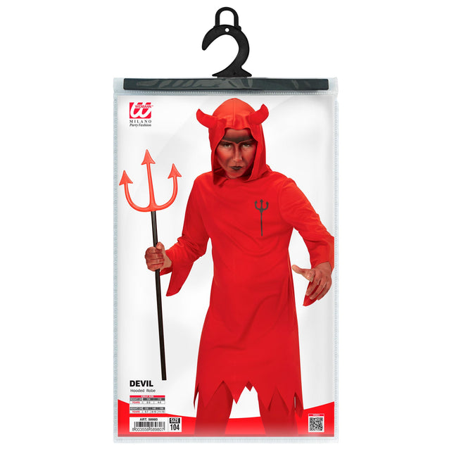 Disfraz Halloween Diablo Rojo Niño