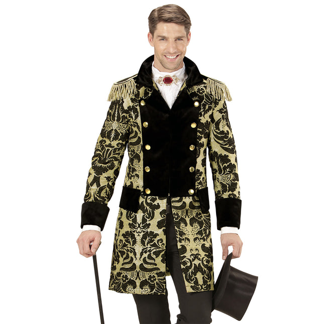 Chaqueta Pirata Oro Negro