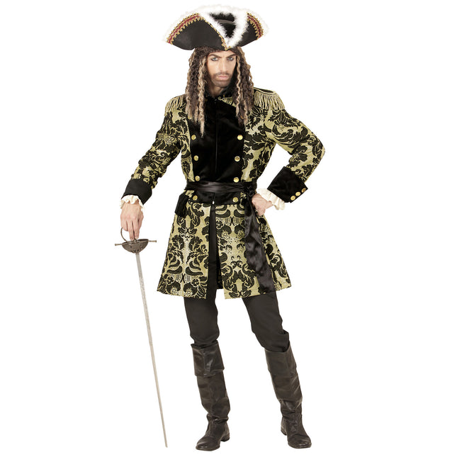 Chaqueta Pirata Oro Negro