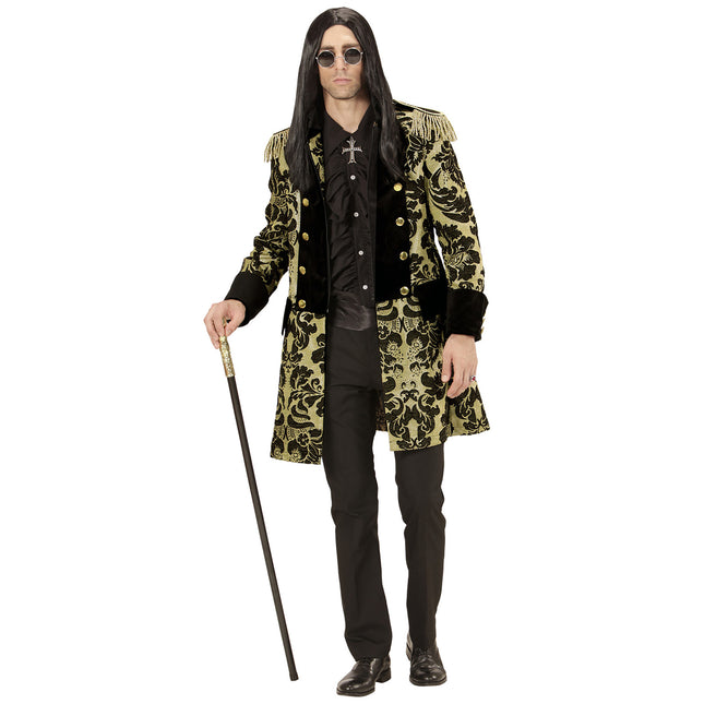 Chaqueta Pirata Oro Negro