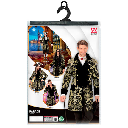 Chaqueta Pirata Oro Negro
