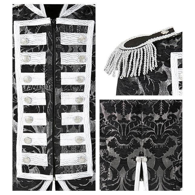 Chaqueta Circus Negro Plata Señoras
