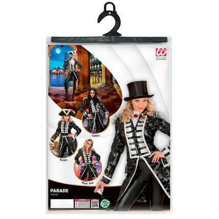 Chaqueta Circus Negro Plata Señoras