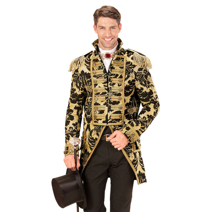 Chaqueta Circus Negro Oro Hombre