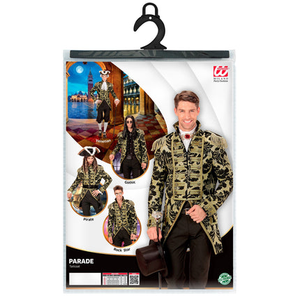 Chaqueta Circus Negro Oro Hombre