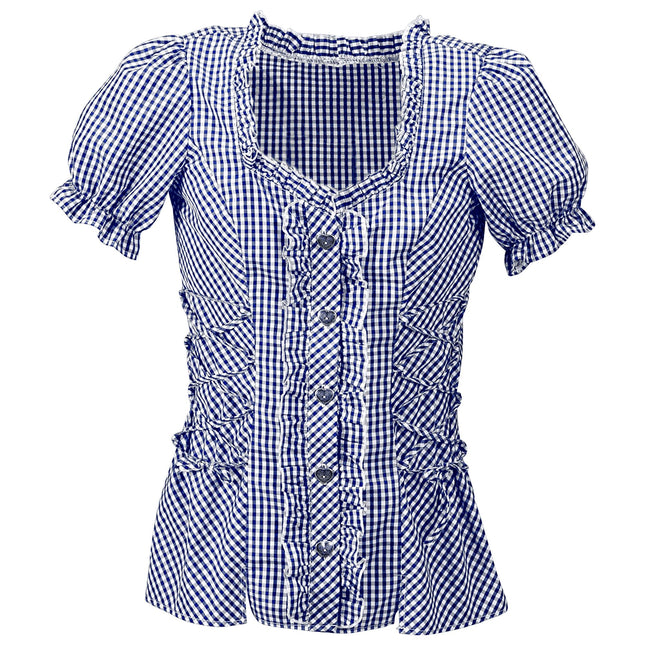BLUSA DE CUADROS AZUL