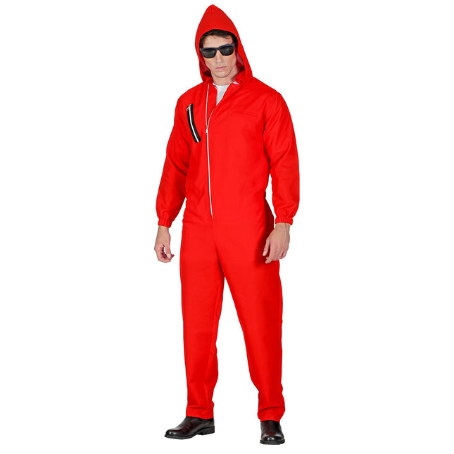 Disfraz de Halloween Ladrón de bancos rojos