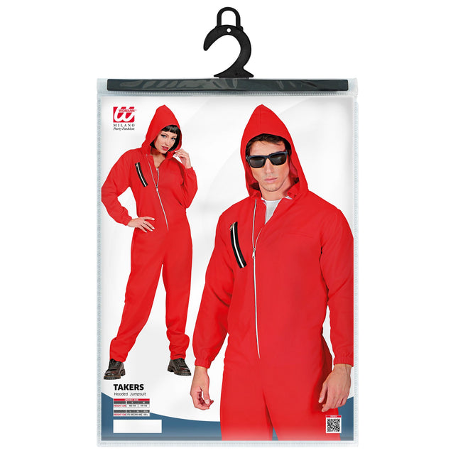 Disfraz de Halloween Ladrón de bancos rojos