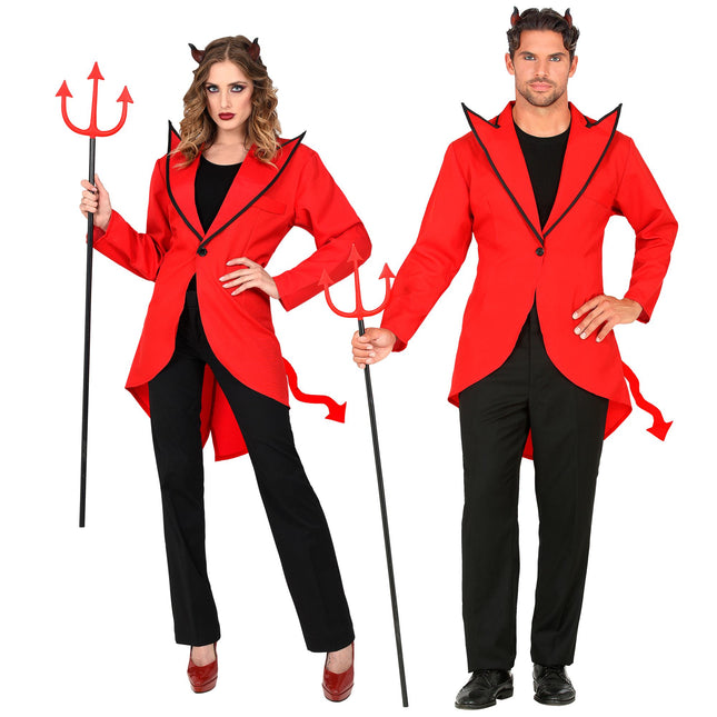 Chaqueta de Halloween Diablo Rojo
