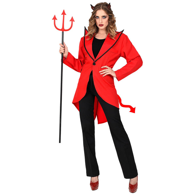 Chaqueta de Halloween Diablo Rojo