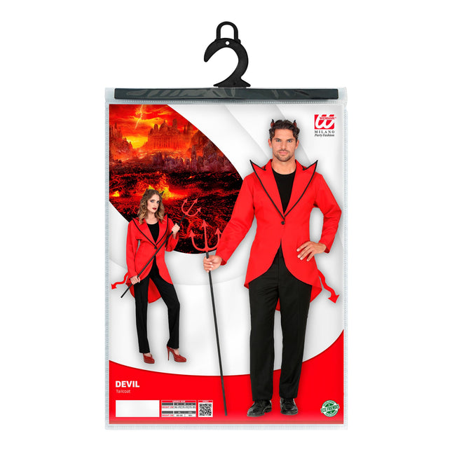 Chaqueta de Halloween Diablo Rojo