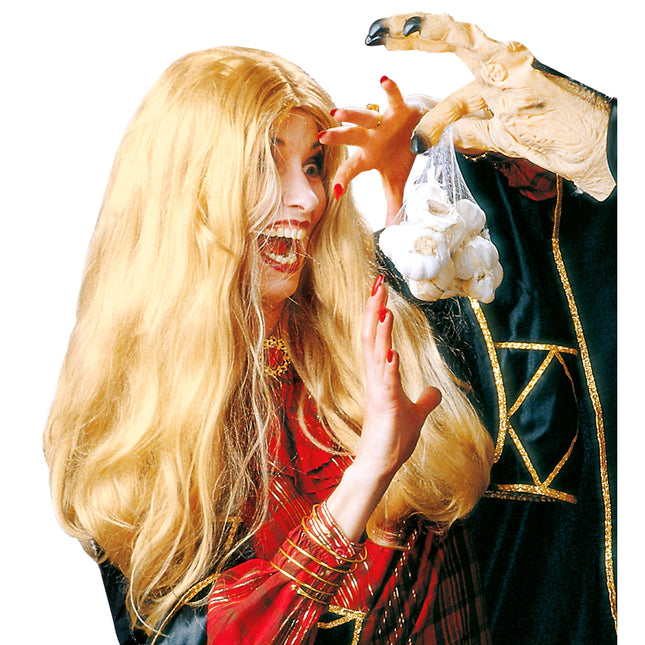 Peluca de Halloween Rubia Bruja