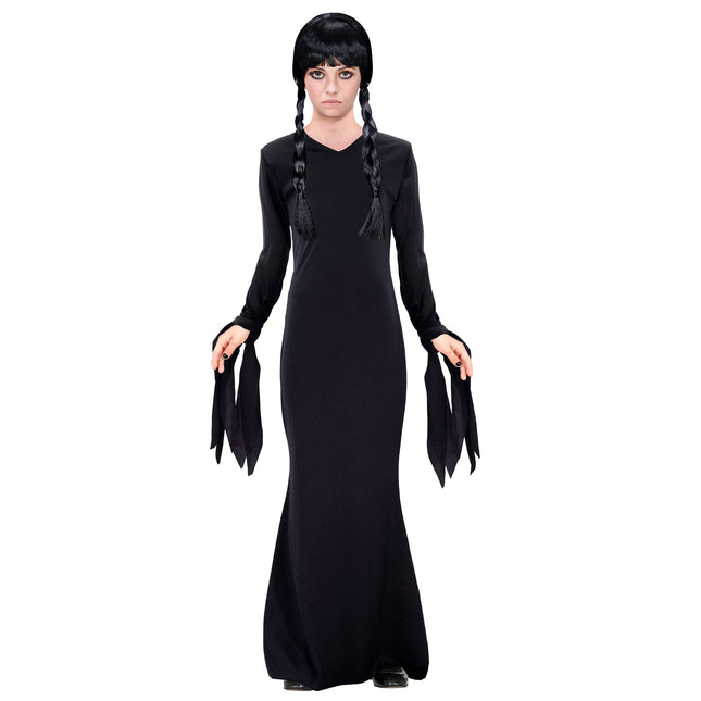Vestido Halloween Niña Negro