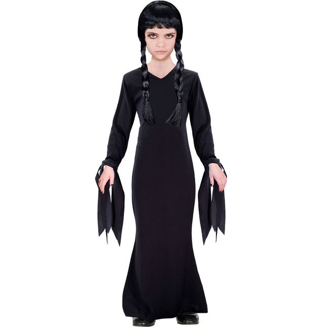 Vestido Halloween Niña Negro