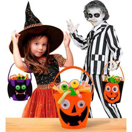 Bolsa Halloween Calabaza Naranja
