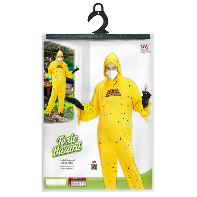 Disfraz de Halloween Toxicidad amarilla